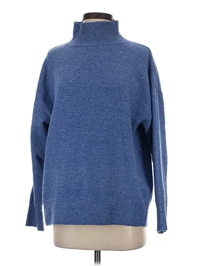 Pre-owned Industry Turtleneck Sweater In Blue