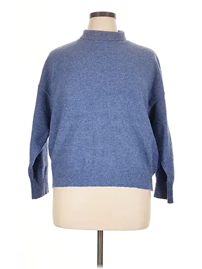 Pre-owned Industry Turtleneck Sweater In Blue