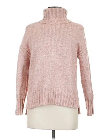 Pre-owned Industry Turtleneck Sweater In Pink