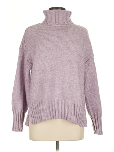 Pre-owned Industry Turtleneck Sweater In Purple