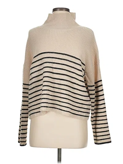 Pre-owned Industry Turtleneck Sweater In Tan