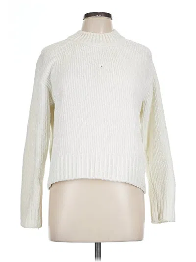 Pre-owned Industry Turtleneck Sweater In White