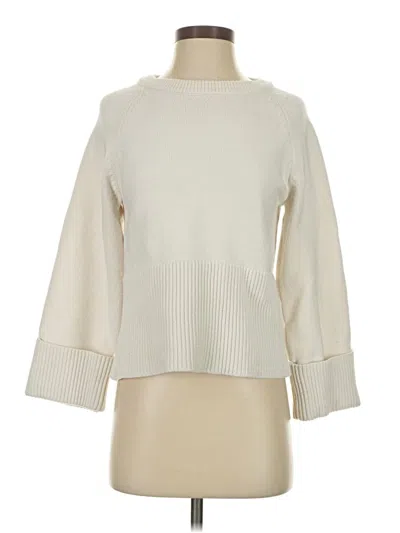 Pre-owned Industry Turtleneck Sweater In White