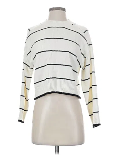 Pre-owned Industry Turtleneck Sweater In White