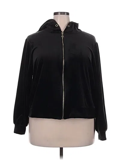 Pre-owned Industry Zip Up Hoodie In Black