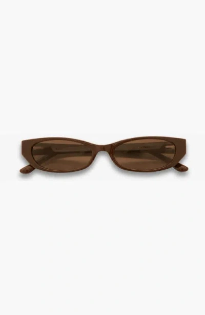 Indy Gisele Cateye Polarized Sunglasses In Brown