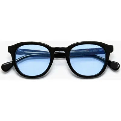 Indy Jb Round Polarized Sunglasses In Blue