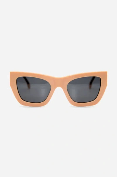 Indy Lainey Square Polarized Sunglasses In Brown