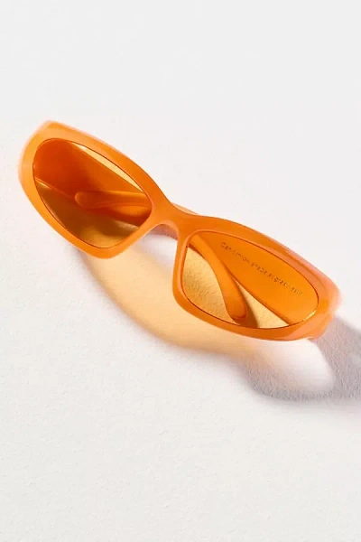 Indy Orange Wrapped Sunglasses