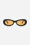 Indy Soho Oval Polarized Sunglasses In Black