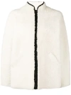 Inès & Maréchal Fur Jacket In White