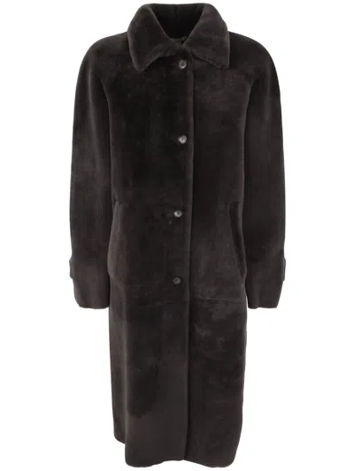 Inès & Maréchal Noble Oversized Coat In Gray