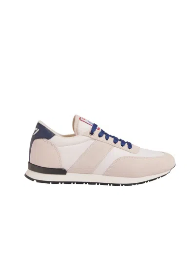 Ines De La Fressange Baskets "77" Uzs X  Unisexe Blanc/beige/bleu