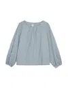 Ines De La Fressange Blouse Aria Coton Rayée Kaki