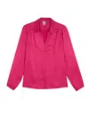 Ines De La Fressange Blouse Aurora Soie Rose