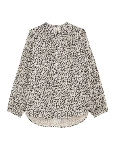 Ines De La Fressange Blouse Josephine Imprimée In Gray
