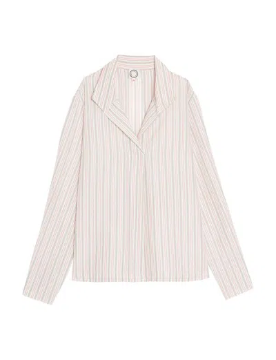 Ines De La Fressange Blouse Noa Écrue À Rayures