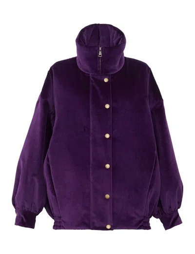 Ines De La Fressange Blouson Coupe Large Elios Violet