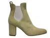 Ines De La Fressange Bottines Chelsea À Talon Beiges In Green