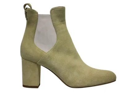 Ines De La Fressange Bottines Chelsea À Talon Beiges