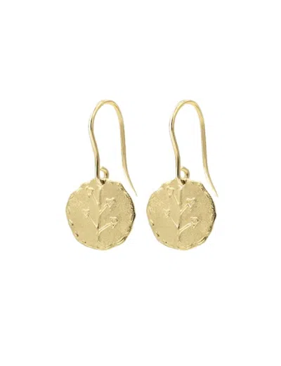 INES DE LA FRESSANGE BOUCLES LUTÈCE MOTIF COEUR PLAQUÉ OR