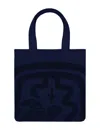 Ines De La Fressange Boudoir, Sac Cabas En Éponge, Ines X Vilebrequin, Bleu Navy In Blue