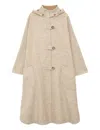 Ines De La Fressange Cape Ruppert Laine Beige/écru