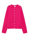 Ines De La Fressange Cardigan Cesaria Rose Laine Et Cac