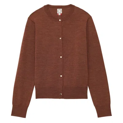 Ines De La Fressange Cardigan Cesarion Brun