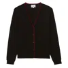 Ines De La Fressange Cardigan Clotaire En Laine Mérinos