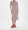 Ines De La Fressange Cerise Midi Dress In Oakleef Multicolor In Multi
