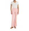 Ines De La Fressange Pantalon Charlotte En Coton Rose In Pink