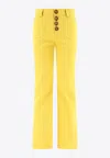 Ines De La Fressange Women's "charlotte" Trousers In Yellow