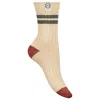 Ines De La Fressange Chaussettes Côtelées Dim X  In Neutral