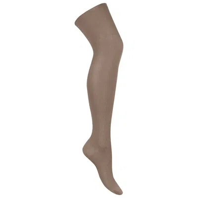 Ines De La Fressange Chaussettes Hautes Dim X  In Brown