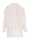 Ines De La Fressange Chemise Adamo Écrue À Rayures