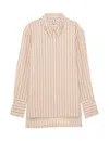 Ines De La Fressange Chemise Falco Écrue Rayée