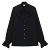Ines De La Fressange Chemise Fanfan Noire In Black