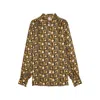 Ines De La Fressange Chemise Marie Sophie Imprimé Kaki