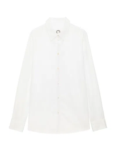 Ines De La Fressange Chemise Martin Blanche In White