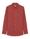 Ines De La Fressange Chemise Maureen À Carreaux Rouge