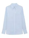 Ines De La Fressange Chemise Maureen Coton Bleu Clair