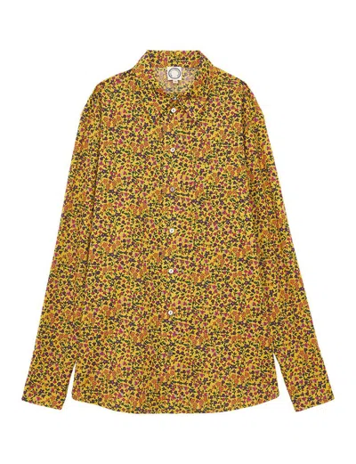 Ines De La Fressange Chemise Maureen Jaune À Fleurs