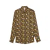 Ines De La Fressange Chemise Maureen Kaki In Brown