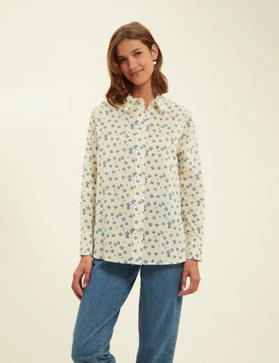 Ines De La Fressange Chemise Maureen Lucky Blue