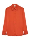 Ines De La Fressange Chemise Maureen Orange Brûlé