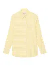 Ines De La Fressange Chemise Maureen Rayée Jaune