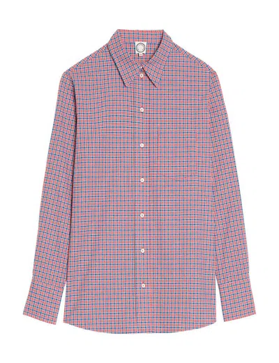 Ines De La Fressange Chemise Maureen Rouge À Carreaux