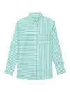 Ines De La Fressange Chemise Maureen Turquoise