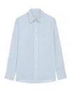Ines De La Fressange Chemise Maureen  Vichy Bleu Clair